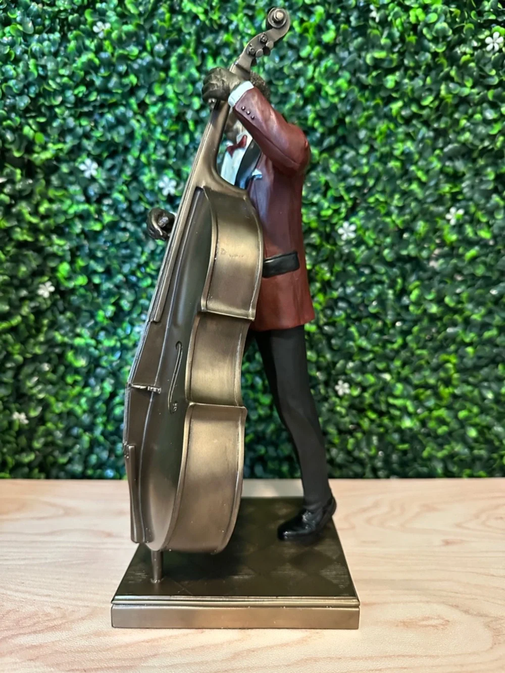 Studio Collection Jazz Band Double Bass Player Statue Figurine New - Picture 5 of 6